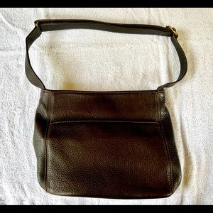 Coach pebble leather handbag